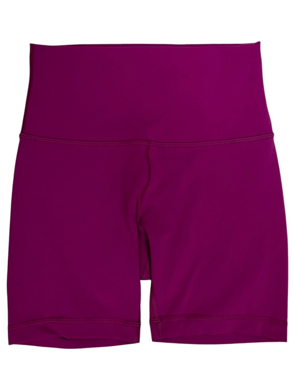 Lululemon Wunder Train High-Rise Shorts 6" Women 4 Magenta Pink Yoga Biker Tight